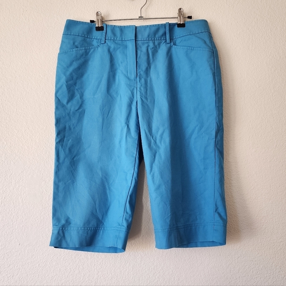 Lafayette New York 148 Blue Shorts 8